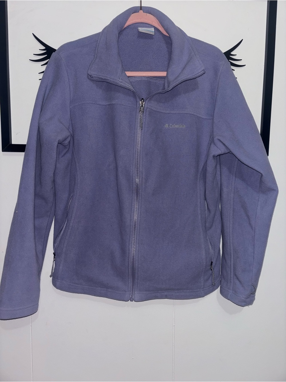 Columbia Lavender Full-Zip Fleece Jacket - women’s